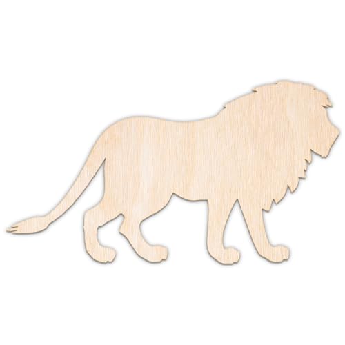 Creative Deco Personalisierte Holztiere aus Sperrholz 3mm | Löwe | 5-100 cm | Zootiere Tierfiguren | Wanddeko Kinderzimmer | Lasergeschnittene Sperrholzausschnitte für Decoupage, zum Bemalen Creative Deco Personalisierte Holztiere aus Sperrholz 3mm | Löwe | 5-100 cm | Zootiere Tierfiguren | Wanddeko Kinderzimmer | Lasergeschnittene Sperrholzausschnitte für Decoupage, zum Bemalen von Creative Deco
