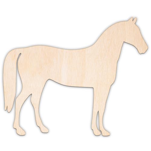 Creative Deco Personalisierte Holztiere aus Sperrholz 3mm | Pferd | 5-100 cm | Bauernhoftiere Tierfiguren zum Bemalen | Wanddeko Kinderzimmer | Lasergeschnittene Sperrholzausschnitte für Decoupage Creative Deco Personalisierte Holztiere aus Sperrholz 3mm | Pferd | 5-100 cm | Bauernhoftiere Tierfiguren zum Bemalen | Wanddeko Kinderzimmer | Lasergeschnittene Sperrholzausschnitte für Decoupage von Creative Deco