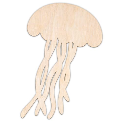 Creative Deco Personalisierte Holztiere aus Sperrholz 3mm | Qualle | 5-100 cm | Zootiere Tierfiguren | Wanddeko Kinderzimmer | Lasergeschnittene Sperrholzausschnitte für Decoupage, zum Bemalen Creative Deco Personalisierte Holztiere aus Sperrholz 3mm | Qualle | 5-100 cm | Zootiere Tierfiguren | Wanddeko Kinderzimmer | Lasergeschnittene Sperrholzausschnitte für Decoupage, zum Bemalen von Creative Deco