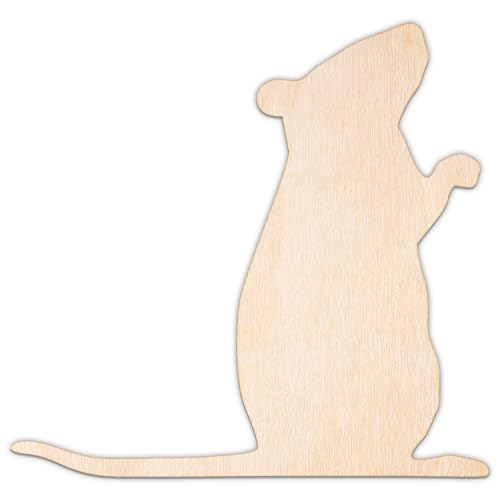 Creative Deco Personalisierte Holztiere aus Sperrholz 3mm | Ratte | 5-100 cm | Haustiere Tierfiguren | Wanddeko Kinderzimmer | Lasergeschnittene Sperrholzausschnitte für Decoupage, zum Bemalen Creative Deco Personalisierte Holztiere aus Sperrholz 3mm | Ratte | 5-100 cm | Haustiere Tierfiguren | Wanddeko Kinderzimmer | Lasergeschnittene Sperrholzausschnitte für Decoupage, zum Bemalen von Creative Deco