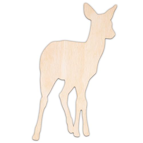 Creative Deco Personalisierte Holztiere aus Sperrholz 3mm | Rehe | 5-100 cm | Waldtiere Tierfiguren | Wanddeko Kinderzimmer | Lasergeschnittene Sperrholzausschnitte für Decoupage, zum Bemalen Creative Deco Personalisierte Holztiere aus Sperrholz 3mm | Rehe | 5-100 cm | Waldtiere Tierfiguren | Wanddeko Kinderzimmer | Lasergeschnittene Sperrholzausschnitte für Decoupage, zum Bemalen von Creative Deco