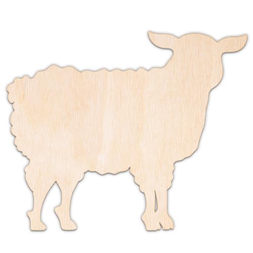 Creative Deco Personalisierte Holztiere aus Sperrholz 3mm | Schaf | 5-100 cm | Bauernhoftiere Tierfiguren zum Bemalen | Wanddeko Kinderzimmer | Lasergeschnittene Sperrholzausschnitte für Decoupage Creative Deco Personalisierte Holztiere aus Sperrholz 3mm | Schaf | 5-100 cm | Bauernhoftiere Tierfiguren zum Bemalen | Wanddeko Kinderzimmer | Lasergeschnittene Sperrholzausschnitte für Decoupage von Creative Deco