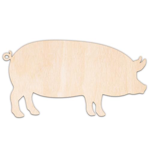 Creative Deco Personalisierte Holztiere aus Sperrholz 3mm | Schwein | 5-100 cm | Bauernhoftiere Tierfiguren zum Bemalen | Wanddeko Kinderzimmer | Lasergeschnittene Sperrholzausschnitte für Decoupage Creative Deco Personalisierte Holztiere aus Sperrholz 3mm | Schwein | 5-100 cm | Bauernhoftiere Tierfiguren zum Bemalen | Wanddeko Kinderzimmer | Lasergeschnittene Sperrholzausschnitte für Decoupage von Creative Deco