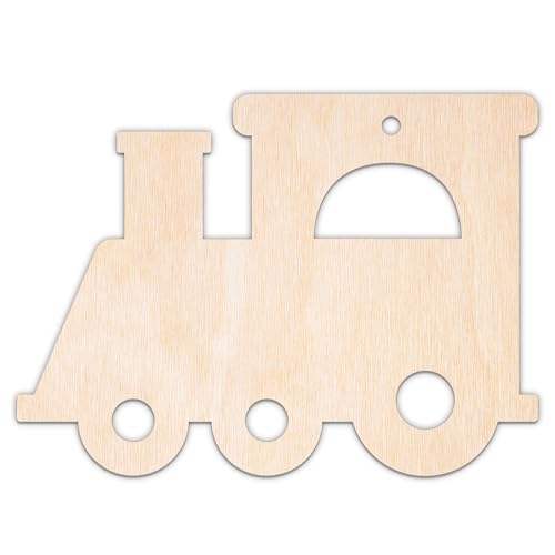 Creative Deco Personalisierte Spielzeug Holzanhänger zum Bemalen aus Sperrholz 3mm | Lokomotive mit Loch | 10-100 cm | Kinderzimmer Deko Wanddeko | Lasergeschnittene Sperrholzausschnitte für Decoupage Creative Deco Personalisierte Spielzeug Holzanhänger zum Bemalen aus Sperrholz 3mm | Lokomotive mit Loch | 10-100 cm | Kinderzimmer Deko Wanddeko | Lasergeschnittene Sperrholzausschnitte für Decoupage von Creative Deco