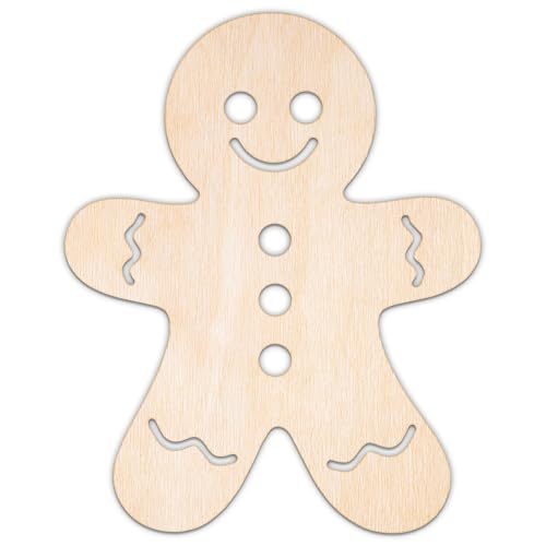 Creative Deco Personalisierte Weihnachtsanhänger aus Sperrholz 3mm | Lebkuchenmann 1 | 10-100 cm | Weihnachtsdeko Holz | Lasergeschnittene Sperrholzausschnitte für Decoupage Creative Deco Personalisierte Weihnachtsanhänger aus Sperrholz 3mm | Lebkuchenmann 1 | 10-100 cm | Weihnachtsdeko Holz | Lasergeschnittene Sperrholzausschnitte für Decoupage von Creative Deco