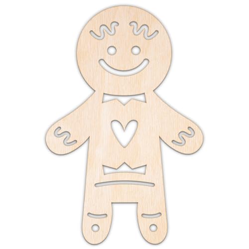 Creative Deco Personalisierte Weihnachtsanhänger aus Sperrholz 3mm | Lebkuchenmann 2 | 10-100 cm | Weihnachtsdeko Holz | Lasergeschnittene Sperrholzausschnitte für Decoupage Creative Deco Personalisierte Weihnachtsanhänger aus Sperrholz 3mm | Lebkuchenmann 2 | 10-100 cm | Weihnachtsdeko Holz | Lasergeschnittene Sperrholzausschnitte für Decoupage von Creative Deco