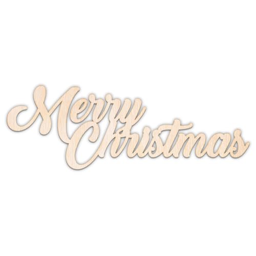 Creative Deco Personalisierte Weihnachtsanhänger aus Sperrholz 3mm | Merry Christmas Schriftzug | 10-100 cm | Weihnachtsdeko Holz | Lasergeschnittene Sperrholzausschnitte für Decoupage Creative Deco Personalisierte Weihnachtsanhänger aus Sperrholz 3mm | Merry Christmas Schriftzug | 10-100 cm | Weihnachtsdeko Holz | Lasergeschnittene Sperrholzausschnitte für Decoupage von Creative Deco