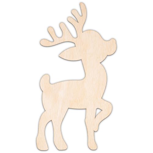 Creative Deco Personalisierte Weihnachtsanhänger aus Sperrholz 3mm | Rentier | 10-100 cm | Weihnachtsdeko Holz | Lasergeschnittene Sperrholzausschnitte für Decoupage Creative Deco Personalisierte Weihnachtsanhänger aus Sperrholz 3mm | Rentier | 10-100 cm | Weihnachtsdeko Holz | Lasergeschnittene Sperrholzausschnitte für Decoupage von Creative Deco