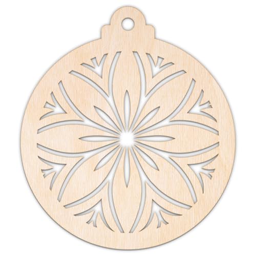 Creative Deco Personalisierte Weihnachtsanhänger aus Sperrholz 3mm | Weihnachtskugel Schneeflocke 2 | 10-100 cm | Weihnachtsdeko Holz | Lasergeschnittene Sperrholzausschnitte für Decoupage Creative Deco Personalisierte Weihnachtsanhänger aus Sperrholz 3mm | Weihnachtskugel Schneeflocke 2 | 10-100 cm | Weihnachtsdeko Holz | Lasergeschnittene Sperrholzausschnitte für Decoupage von Creative Deco