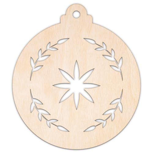 Creative Deco Personalisierte Weihnachtsanhänger aus Sperrholz 3mm | Weihnachtskugeln Stern | 10-100 cm | Weihnachtsdeko Holz | Lasergeschnittene Sperrholzausschnitte für Decoupage Creative Deco Personalisierte Weihnachtsanhänger aus Sperrholz 3mm | Weihnachtskugeln Stern | 10-100 cm | Weihnachtsdeko Holz | Lasergeschnittene Sperrholzausschnitte für Decoupage von Creative Deco