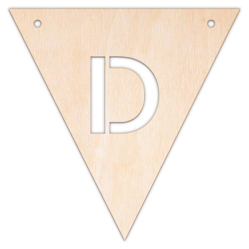 Creative Deco Personalisierter Wimpel Sperrholz 3mm | Holzbuchstaben D | 10-100 cm | Wimpelkette Kinderzimmer Girlande Geburtstag | Wanddeko | Lasergeschnittene Sperrholzausschnitte für Decoupage Creative Deco Personalisierter Wimpel Sperrholz 3mm | Holzbuchstaben D | 10-100 cm | Wimpelkette Kinderzimmer Girlande Geburtstag | Wanddeko | Lasergeschnittene Sperrholzausschnitte für Decoupage von Creative Deco
