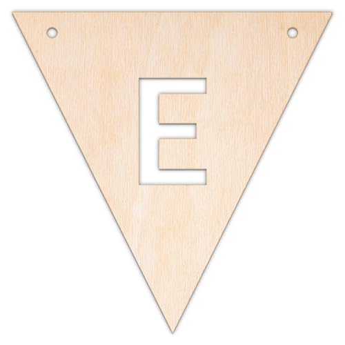 Creative Deco Personalisierter Wimpel Sperrholz 3mm | Holzbuchstaben E | 10-100 cm | Wimpelkette Kinderzimmer Girlande Geburtstag | Wanddeko | Lasergeschnittene Sperrholzausschnitte für Decoupage Creative Deco Personalisierter Wimpel Sperrholz 3mm | Holzbuchstaben E | 10-100 cm | Wimpelkette Kinderzimmer Girlande Geburtstag | Wanddeko | Lasergeschnittene Sperrholzausschnitte für Decoupage von Creative Deco