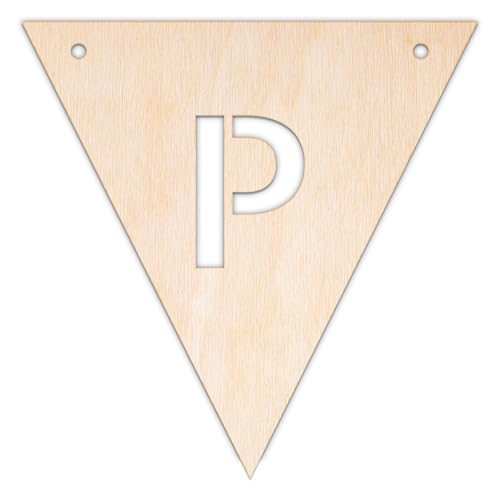 Creative Deco Personalisierter Wimpel Sperrholz 3mm | Holzbuchstaben P | 10-100 cm | Wimpelkette Kinderzimmer Girlande Geburtstag | Wanddeko | Lasergeschnittene Sperrholzausschnitte für Decoupage Creative Deco Personalisierter Wimpel Sperrholz 3mm | Holzbuchstaben P | 10-100 cm | Wimpelkette Kinderzimmer Girlande Geburtstag | Wanddeko | Lasergeschnittene Sperrholzausschnitte für Decoupage von Creative Deco