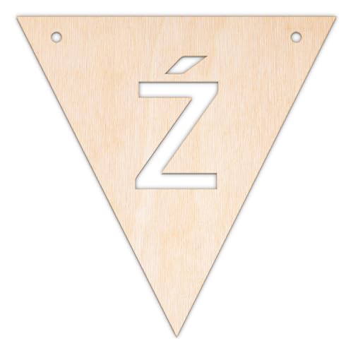 Creative Deco Personalisierter Wimpel Sperrholz 3mm | Holzbuchstaben Ź | 10-100 cm | Wimpelkette Kinderzimmer Girlande Geburtstag | Wanddeko | Lasergeschnittene Sperrholzausschnitte für Decoupage Creative Deco Personalisierter Wimpel Sperrholz 3mm | Holzbuchstaben Ź | 10-100 cm | Wimpelkette Kinderzimmer Girlande Geburtstag | Wanddeko | Lasergeschnittene Sperrholzausschnitte für Decoupage von Creative Deco