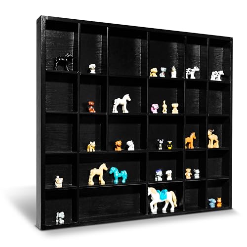 Creative Deco Schwarze Setzkasten Holz Sammelbox Holztablett 28 Fächer | 44,5 x 40 x 3 cm | Bemalen Holz Sortierung Speicherregal Box Drucker Vitrine | Für Decoupage, Lagerung, Dekoration, Sortierbox Creative Deco Schwarze Setzkasten Holz Sammelbox Holztablett 28 Fächer | 44,5 x 40 x 3 cm | Bemalen Holz Sortierung Speicherregal Box Drucker Vitrine | Für Decoupage, Lagerung, Dekoration, Sortierbox von Creative Deco