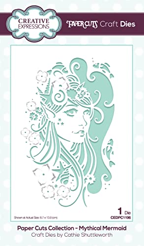 Paper Cuts – Mythische Meerjungfrau – Stanzform von Creative Expressions
