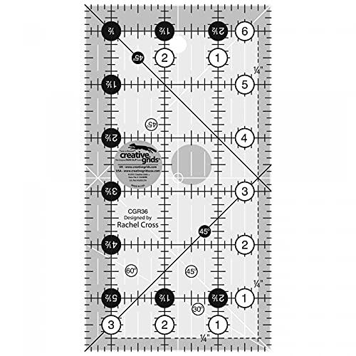 Creative Grids Quilt-Lineal 8,9 x 16,5 cm ? CGR36 Creative Grids Quilt-Lineal 8,9 x 16,5 cm ? CGR36 von Creative Grids