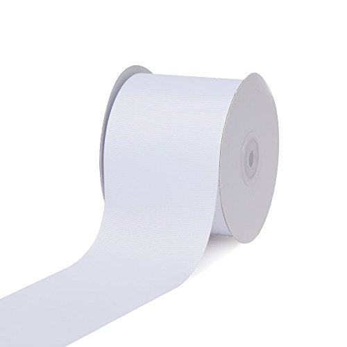 Creative Ideas Ripsband, 7,6 cm breit, 22 m, Weiß, 25 yd von Creative Ideas
