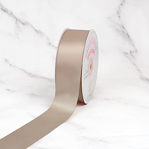 Creative Ideas Solides Satinband, 3,8 cm x 45,7 m, Toffee, einfarbig von Creative Ideas