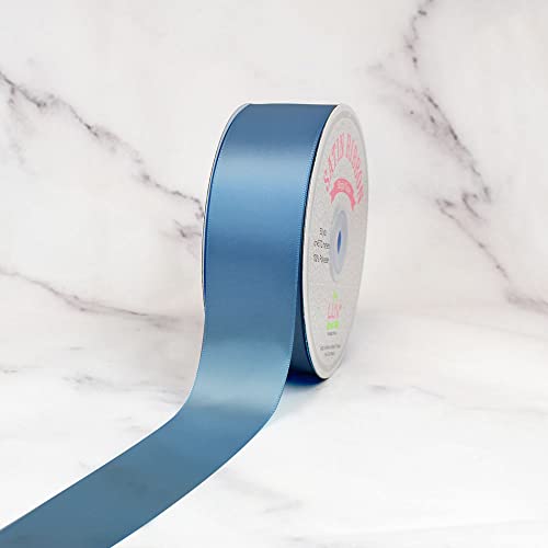 Kreative Ideen massiv Satinband, 1–1/2 Zoll von 50 Yard, antik blau, solide von Creative Ideas
