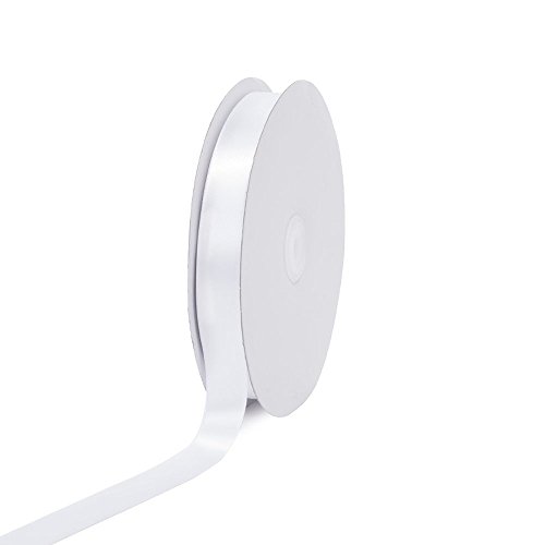 Kreative Ideen psf0708–029 massiv Satinband, 7/20,3 cm/100 yd, weiß von Creative Ideas