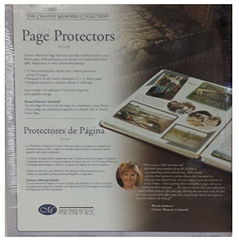 Creative Memories 12 X 12 Page Protectors 15 Sheets +1 Bonus Protector by von Creative Memories