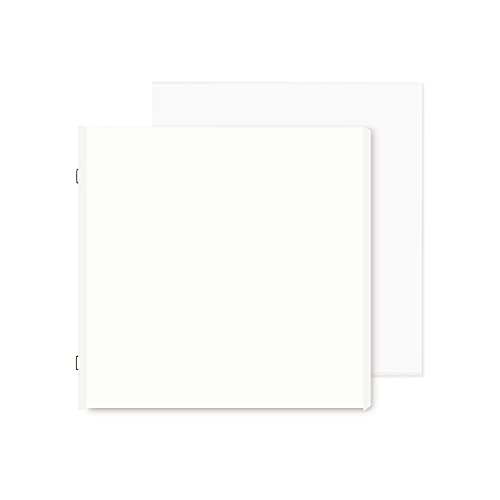 Creative Memories Nachfüllblätter mit Schutzfolien, Weiß, 20 x 20 cm, 12 Stück von Creative Memories