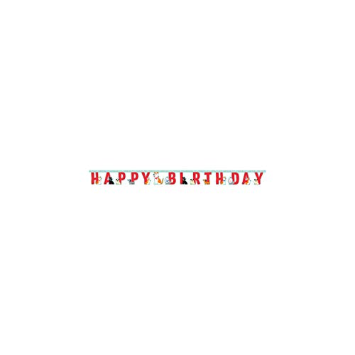 Creative Party PC336659 Banner mit Aufschrift "Happy Birthday", 1 Stück, Blau von Creative Converting