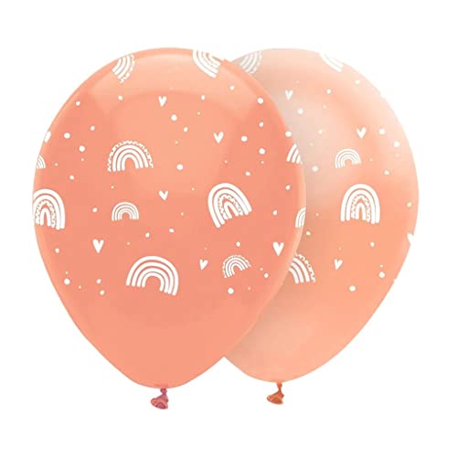 Creative Party RB356 Latex-Luftballons | Boho Regenbogen | 30 cm | 6 Stück rosa von Creative Party