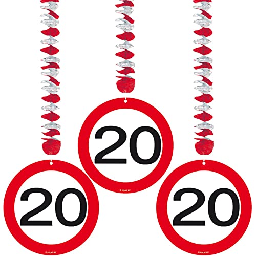 Folat 05119 - Rotorspirale - Verkehrszeichen - 3 STK. - Zahl: 20 Folat 05119 - Rotorspirale - Verkehrszeichen - 3 STK. - Zahl: 20 von Folat