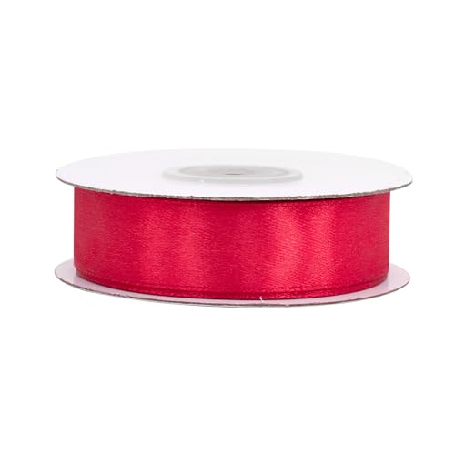 Satinband 18mm x 25m Rolle - FARBAUSWAHL in 3/6/12/18/25/38/50/75/100mm - farbecht & waschbar - Schleifenband für Hochzeit - Geschenkband zum Verpacken Dekorieren Basteln - Dunkelrot 260 Satinband 18mm x 25m Rolle - FARBAUSWAHL in 3/6/12/18/25/38/50/75/100mm - farbecht & waschbar - Schleifenband für Hochzeit - Geschenkband zum Verpacken Dekorieren Basteln - Dunkelrot 260 von Creativery