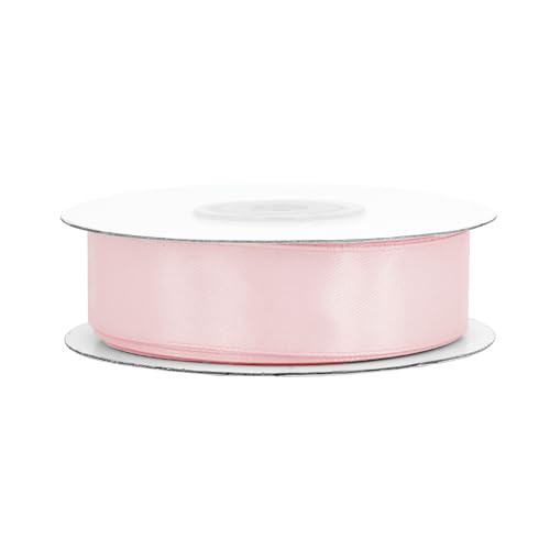 Satinband 18mm x 25m Rolle - FARBAUSWAHL in 3/6/12/18/25/38/50/75/100mm - farbecht & waschbar - Schleifenband für Hochzeit - Geschenkband zum Verpacken Dekorieren Basteln - Rose 123 Satinband 18mm x 25m Rolle - FARBAUSWAHL in 3/6/12/18/25/38/50/75/100mm - farbecht & waschbar - Schleifenband für Hochzeit - Geschenkband zum Verpacken Dekorieren Basteln - Rose 123 von Creativery