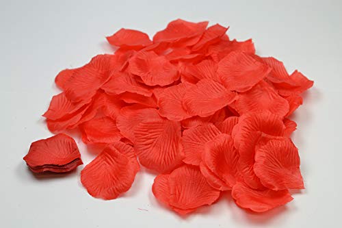 Creativery 100 Stück Rosenblüten (rot 250) // Rosenblätter Blütenblätter Streudeko Blüten Blätter Tischdecko Hochzeit Party von Creativery