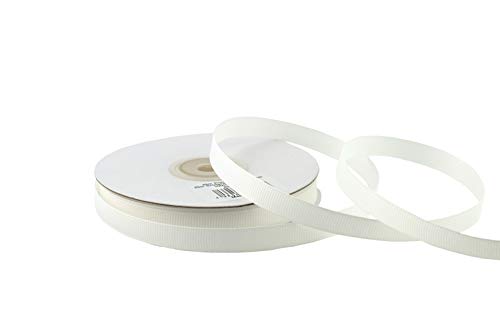 Creativery 25m Ripsband 10mm Schleifenband Deko Band Hochzeit Geschenkband Mattes Satinband Farbe Ivory Elfenbein 810 Creativery 25m Ripsband 10mm Schleifenband Deko Band Hochzeit Geschenkband Mattes Satinband Farbe Ivory Elfenbein 810 von Creativery