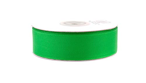 Creativery 25m Ripsband 25mm Schleifenband Deko Band Hochzeit Geschenkband Mattes Satinband Farbe grün 580 von Creativery