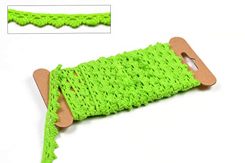 Creativery 3m Klöppelspitzen 11mm Baumwolle Spitzenborte Spitzenband Häkelborte Farbe maigrün lindgrün Creativery 3m Klöppelspitzen 11mm Baumwolle Spitzenborte Spitzenband Häkelborte Farbe maigrün lindgrün von Creativery