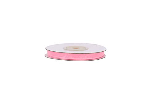 Organzaband 6mm x 25m Rosa von Creativery