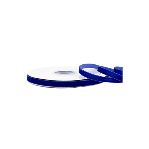 Creativery Samtband 10mm x 10m Rolle - Farbauswahl in 3/6/10/16/22/25/50mm - farbecht & waschbar - Schleifenband zum Nähen - Geschenkband zum Verpacken Dekorieren Basteln - Blau 352D Creativery Samtband 10mm x 10m Rolle - Farbauswahl in 3/6/10/16/22/25/50mm - farbecht & waschbar - Schleifenband zum Nähen - Geschenkband zum Verpacken Dekorieren Basteln - Blau 352D von Creativery