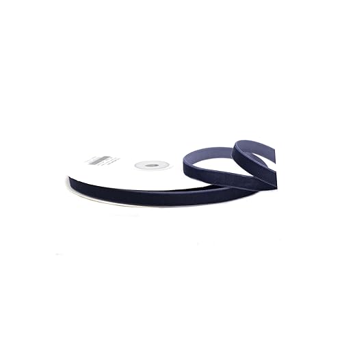 Creativery Samtband 10mm x 10m Rolle - Farbauswahl in 3/6/10/16/22/25/50mm - farbecht & waschbar - Schleifenband zum Nähen - Geschenkband zum Verpacken Dekorieren Basteln - Dunkelblau 370 Creativery Samtband 10mm x 10m Rolle - Farbauswahl in 3/6/10/16/22/25/50mm - farbecht & waschbar - Schleifenband zum Nähen - Geschenkband zum Verpacken Dekorieren Basteln - Dunkelblau 370 von Creativery