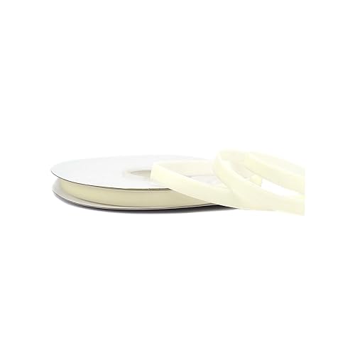 Creativery Samtband 10mm x 10m Rolle - Farbauswahl in 3/6/10/16/22/25/50mm - farbecht & waschbar - Schleifenband zum Nähen - Geschenkband zum Verpacken Dekorieren Basteln - Ivory/Elfenbein 810 Creativery Samtband 10mm x 10m Rolle - Farbauswahl in 3/6/10/16/22/25/50mm - farbecht & waschbar - Schleifenband zum Nähen - Geschenkband zum Verpacken Dekorieren Basteln - Ivory/Elfenbein 810 von Creativery
