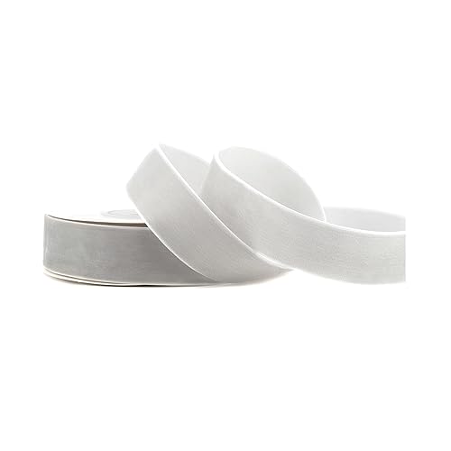 Creativery Samtband 25mm x 5m Rolle - Farbauswahl in 3/6/10/16/22/25/50mm - farbecht & waschbar - Schleifenband zum Nähen - Geschenkband zum Verpacken Dekorieren Basteln - Silber/Grau 012H Creativery Samtband 25mm x 5m Rolle - Farbauswahl in 3/6/10/16/22/25/50mm - farbecht & waschbar - Schleifenband zum Nähen - Geschenkband zum Verpacken Dekorieren Basteln - Silber/Grau 012H von Creativery
