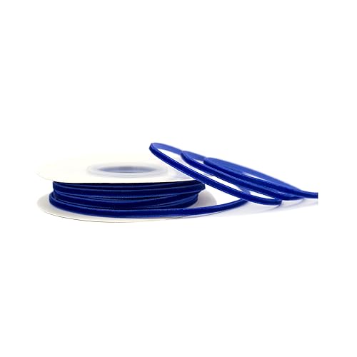 Creativery Samtband 3mm x 10m Rolle - Farbauswahl in 3/6/10/16/22/25/50mm - farbecht & waschbar - Schleifenband zum Nähen - Geschenkband zum Verpacken Dekorieren Basteln - Blau 352D Creativery Samtband 3mm x 10m Rolle - Farbauswahl in 3/6/10/16/22/25/50mm - farbecht & waschbar - Schleifenband zum Nähen - Geschenkband zum Verpacken Dekorieren Basteln - Blau 352D von Creativery