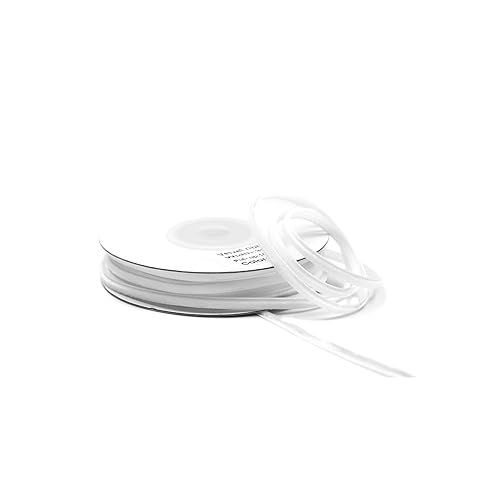 Creativery Samtband 3mm x 10m Rolle - Farbauswahl in 3/6/10/16/22/25/50mm - farbecht & waschbar - Schleifenband zum Nähen - Geschenkband zum Verpacken Dekorieren Basteln - Weiß 029 Creativery Samtband 3mm x 10m Rolle - Farbauswahl in 3/6/10/16/22/25/50mm - farbecht & waschbar - Schleifenband zum Nähen - Geschenkband zum Verpacken Dekorieren Basteln - Weiß 029 von Creativery
