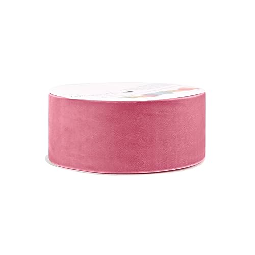 Creativery Samtband 50mm x 5m Rolle - Farbauswahl in 3/6/10/25/50mm - farbecht & waschbar - Schleifenband zum Nähen - Geschenkband zum Verpacken Dekorieren Basteln - Altrosa 158 Creativery Samtband 50mm x 5m Rolle - Farbauswahl in 3/6/10/25/50mm - farbecht & waschbar - Schleifenband zum Nähen - Geschenkband zum Verpacken Dekorieren Basteln - Altrosa 158 von Creativery