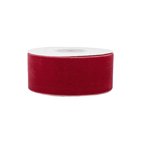 Creativery Samtband 50mm x 5m Rolle - Farbauswahl in 3/6/10/25/50mm - farbecht & waschbar - Schleifenband zum Nähen - Geschenkband zum Verpacken Dekorieren Basteln - Rot 250 Creativery Samtband 50mm x 5m Rolle - Farbauswahl in 3/6/10/25/50mm - farbecht & waschbar - Schleifenband zum Nähen - Geschenkband zum Verpacken Dekorieren Basteln - Rot 250 von Creativery
