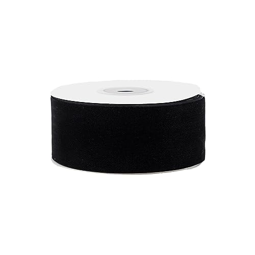 Creativery Samtband 50mm x 5m Rolle - Farbauswahl in 3/6/10/25/50mm - farbecht & waschbar - Schleifenband zum Nähen - Geschenkband zum Verpacken Dekorieren Basteln - Schwarz 030 Creativery Samtband 50mm x 5m Rolle - Farbauswahl in 3/6/10/25/50mm - farbecht & waschbar - Schleifenband zum Nähen - Geschenkband zum Verpacken Dekorieren Basteln - Schwarz 030 von Creativery