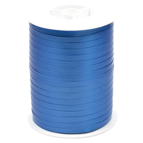 Geschenkband Ringelband 5mm x 500m wasserfest - 30 FARBEN in 5/10/19/31/50mm - Dekoband aus Kunststoff - Polyband zum Anbinden von Luftballons - Schleifenband zum Basteln - Blau Geschenkband Ringelband 5mm x 500m wasserfest - 30 FARBEN in 5/10/19/31/50mm - Dekoband aus Kunststoff - Polyband zum Anbinden von Luftballons - Schleifenband zum Basteln - Blau von Creativery