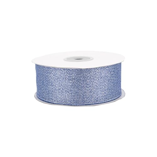Lurexband 38mm x 32m Rolle - Netzband mit Glitzer Effekt - Dekoband zum Basteln & Dekorieren - Schleifenband für Hochzeit Weihnachten Geburtstag - Geschenkband Weihnachtsband Blau Silber Lurexband 38mm x 32m Rolle - Netzband mit Glitzer Effekt - Dekoband zum Basteln & Dekorieren - Schleifenband für Hochzeit Weihnachten Geburtstag - Geschenkband Weihnachtsband Blau Silber von Creativery