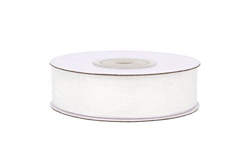 Organzaband 18mm x 25m Weiß durchsichtig transparent Chiffonband Organzaband 18mm x 25m Weiß durchsichtig transparent Chiffonband von Creativery