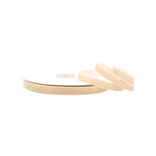 Samtband 10mm x 10m Rolle - FARBAUSWAHL in 3/6/10/16/22/25/50mm - farbecht & waschbar - Schleifenband zum Nähen - Geschenkband zum Verpacken Dekorieren Basteln - Beige 835 Samtband 10mm x 10m Rolle - FARBAUSWAHL in 3/6/10/16/22/25/50mm - farbecht & waschbar - Schleifenband zum Nähen - Geschenkband zum Verpacken Dekorieren Basteln - Beige 835 von Creativery